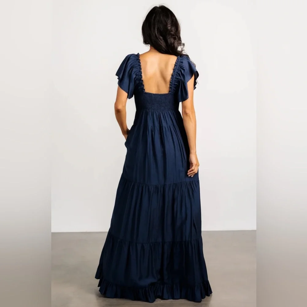 Baltic Born Agatha Deep Blue Maxi Dress - Picture 2 of 4